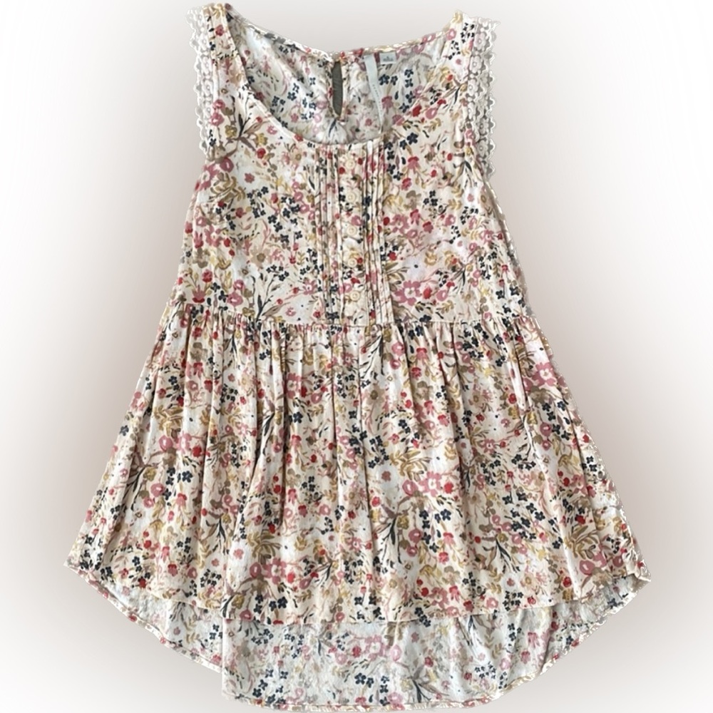 LC Lauren Conrad | Sleeveless Floral Top | Size Small